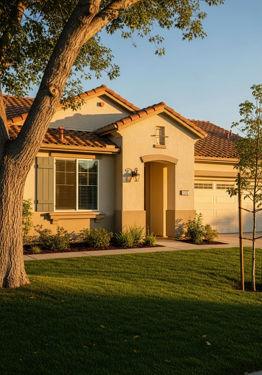 Simi Valley resident standing in front of their home, representing the local homeowner community and property ownership.