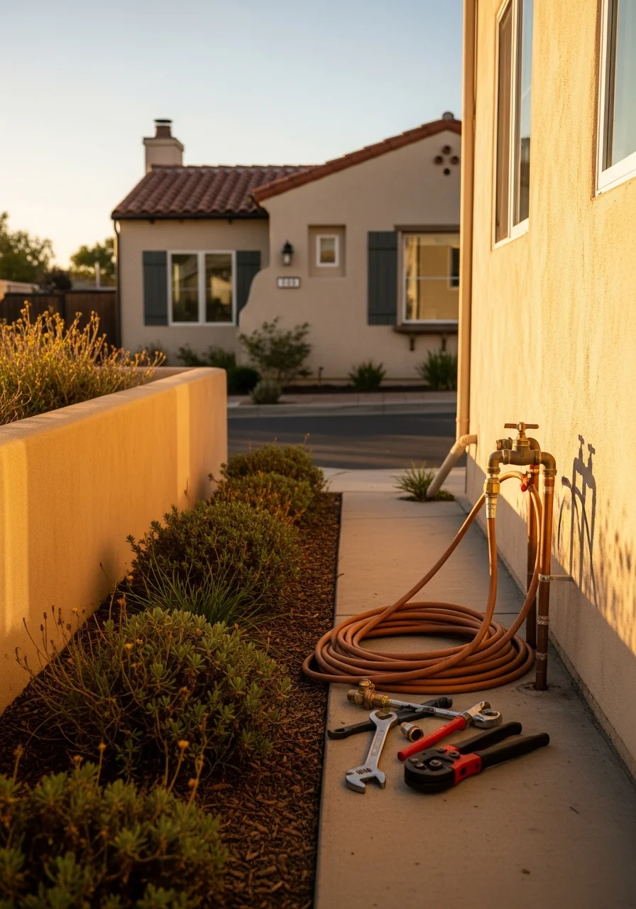 Ventura homeowner standing in front of their residence, representing local community trust and service reliability.